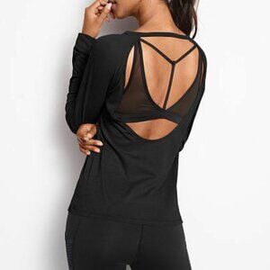Victorias Secret Top Small Black open back sport